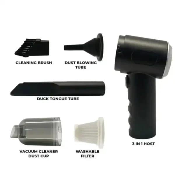 Compact 1 Pc Portable Car Vacuum for Effortless Cleaning