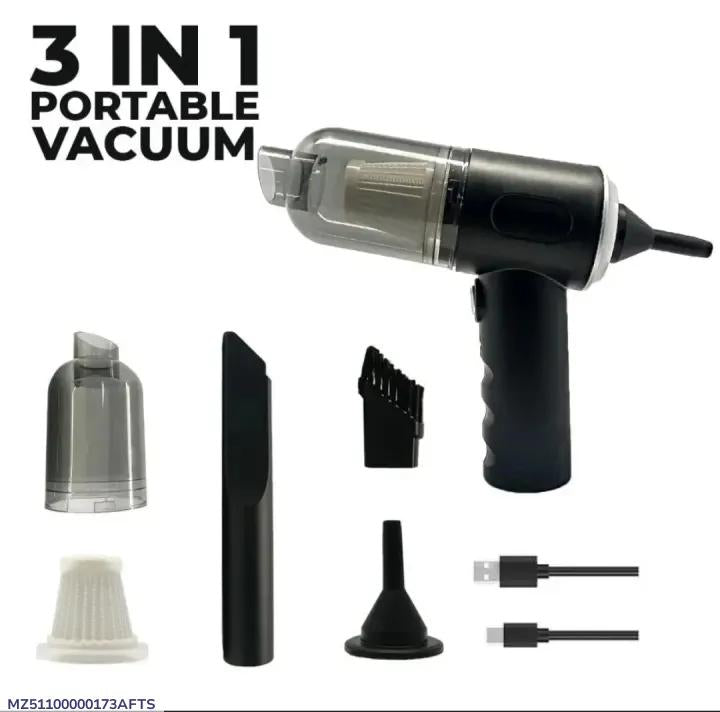 Compact 1 Pc Portable Car Vacuum for Effortless Cleaning