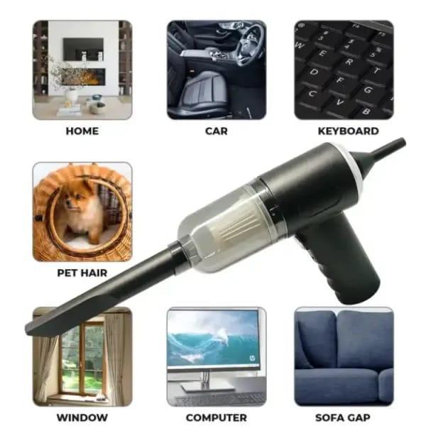 Compact 1 Pc Portable Car Vacuum for Effortless Cleaning