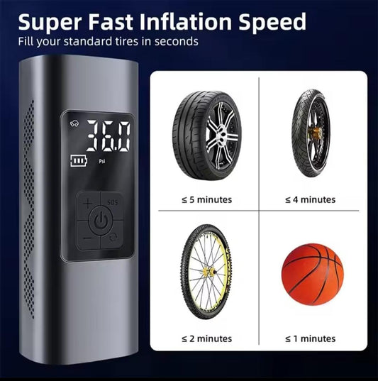 Multiple Functionalities Tyre Inflator