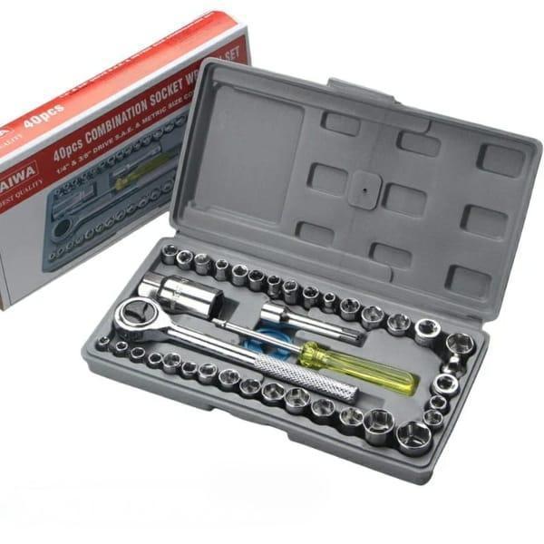 40 Pcs Stainless Steel Tool Kit Set
