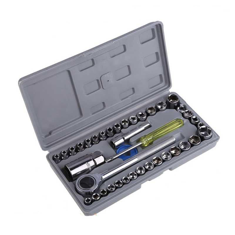 40 Pcs Stainless Steel Tool Kit Set