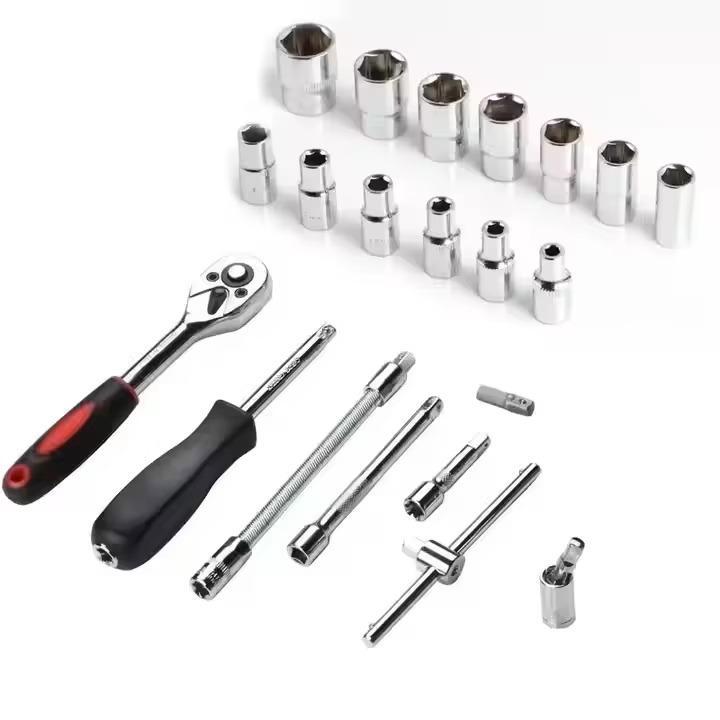 46 Pcs Chrome Vanadium Steel Tool Kit Set